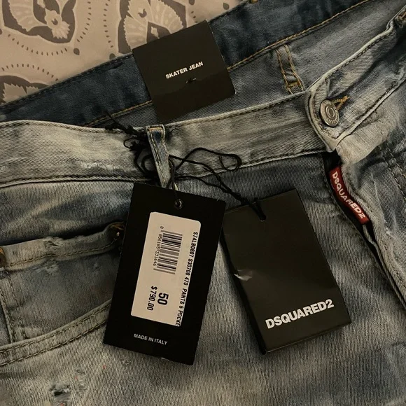 Dsquared2 Skater Mens Jeans Size 50/34 - Picture 5 of 12